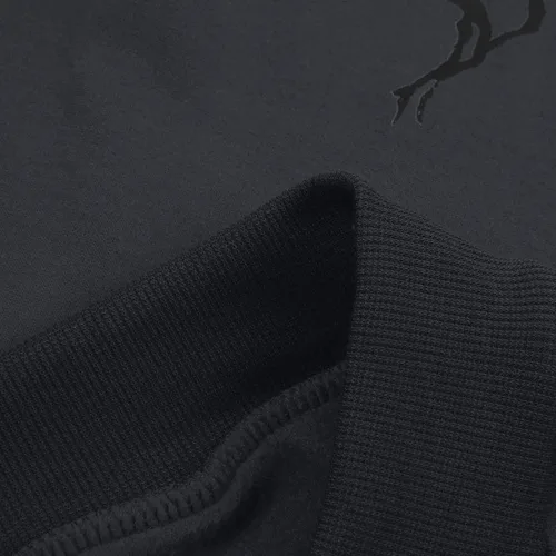 Vista 7 de Men'S Casual Sweatshirt Angel Print Keep Warm Long Sleeve Hoodie Sports Pocket Top Street Slipper Socks Animal
