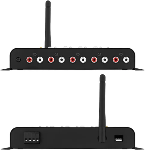 Vista 7 de Taramps Pro 2.4 BT Bluetooth DSP Crossover Full, procesador de señal digital, ecualizador de audio para automóvil con aplicación, ganancia de hasta