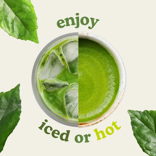 Vista 4 de SEN CHA Naturals Polvo matcha orgánico diario, auténtico té verde japonés, polvo matcha de grado culinario y ceremonial de primera y segunda