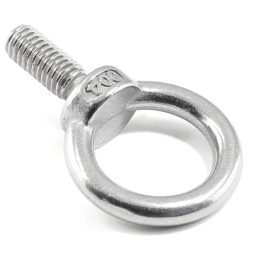 Vista 4 de Bonsicoky 6 pernos de ojo de elevación M6, acero inoxidable 304 rosca masculina maquinaria anillo de ojo perno de ojo resistente 304 Stainless