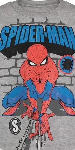 Vista 6 de Marvel Paquete de 2 camisetas de manga larga para niños de Spiderman