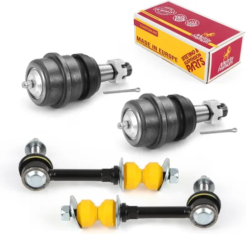 Vista 249 de Metrix Premium Chassis Parts - Juego de 4 piezas de articulación de rótula superior y barra estabilizadora delantera para Ford Ranger RWD 1998-2011
