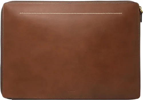 Vista 3 de Fossil Funda de cuero para portátil, color marrón (Modelo: MLG0778210)