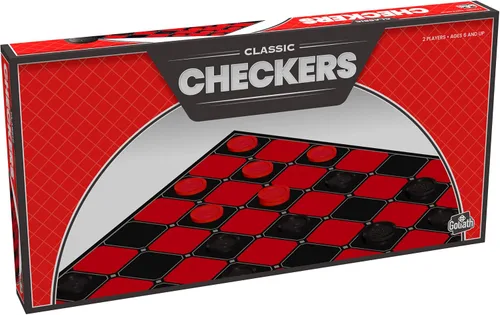 Vista 5 de Goliath Damas - Juego clásico con tablero plegable y damas entrelazadas (exclusivo de Amazon)