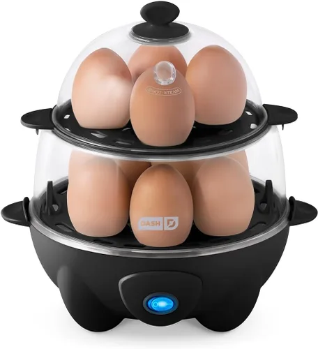 Vista 12 de Dash Deluxe Hervidor de Huevos - Hervidor, Escalfador y Vaporizador - Incluye Guía de Medidas y Recetas - Apto para Lavavajillas - Capacidad para 12