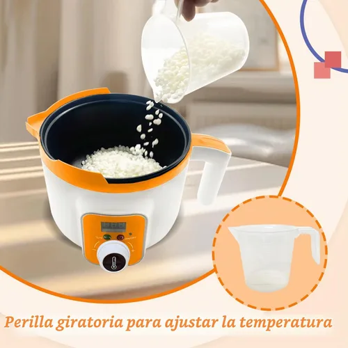 Vista 4 de Ksedcon Derretidor de cera digital para hacer velas con temperatura