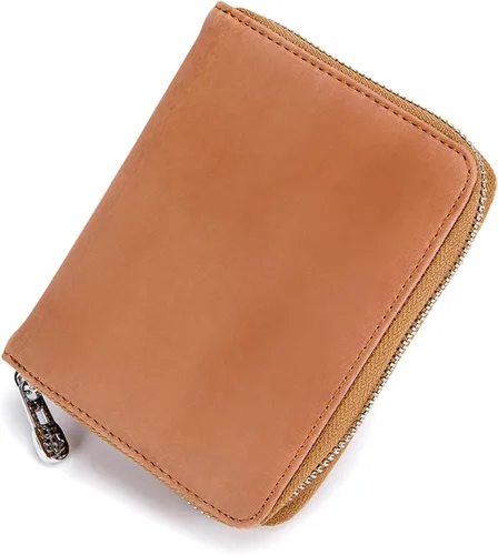 Vista 16 de boshiho Cartera con bloqueo RFID de 24 ranuras para tarjetas de crédito, de piel auténtica, organizador de múltiples tarjetas, con cremallera