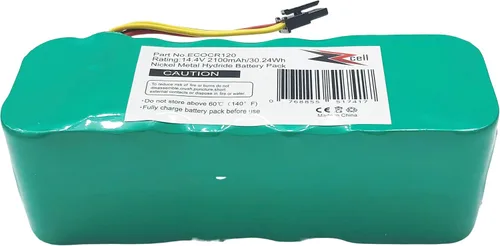Vista 2 de ZZcell® Batería de repuesto para Ariete Briciola 2711, 2712, 2713, 2717, Evolution 2.0, LP43SC2000P Robot Vac Aspirador 14.4V 2100mAh