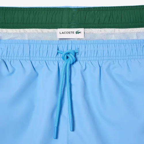 Vista 56 de Lacoste Bañador de secado rápido para hombre de 5.5 pulgadas