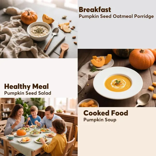 Vista 6 de SUNGIVEN Semillas de Calabaza Orgánicas 28 Oz Peladas Crudas Sin Gluten Sin OMG Veganas para Hornear Ensalada Desayuno Merienda
