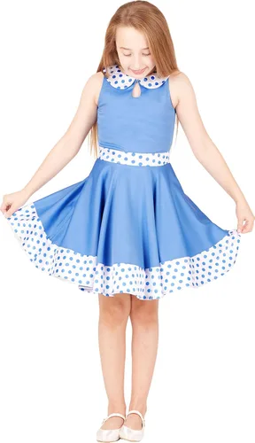 Vista 7 de BlackButterfly Vestido vintage de los años 50 con lunares "Zoey" para niñas
