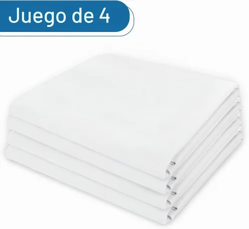 Vista 5 de Paquete de 4 protectores de almohada con cremallera, tamaño estándar, impermeables, color blanco 4-Pack: 100% Waterproof, Noiseless Fabric
