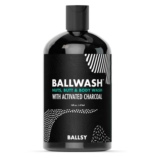 Vista 5 de Ballsy Ballwash Jolly Jewels Gel de baño de carbón para hombres, jabón, hidratante, gel de ducha, con aceite de coco, aloe vera, lavanda y aceite