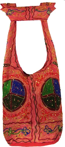 Vista 2 de KayJayStyles Hippie Boho Peace - Bolsa de algodón para mujer