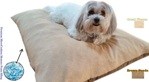 Vista 2 de Durable Comfort - Cama de espuma viscoelástica para perros con forro impermeable y funda externa para perros S, M, L, juego completo