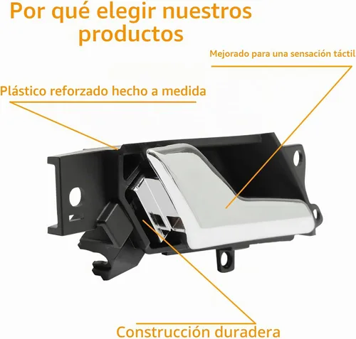 Vista 4 de Manija de puerta interior, se adapta a Chevy Captiva Sport 08-10 Saturn Vue