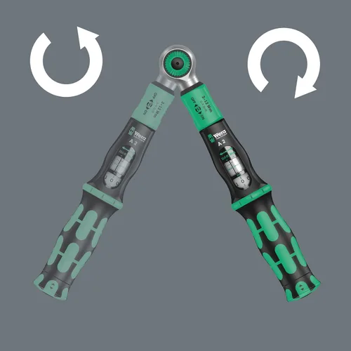 Vista 5 de Wera 05075801001 Llave dinamométrica Safe-Torque A 2 con accionamiento hexagonal de 1/4", 2-12 Nm, Negro Verde