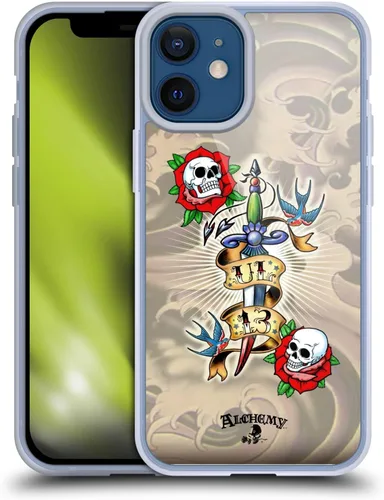 Vista 133 de Head Case Designs Funda de gel con licencia oficial de Alchemy Gothic 13 Dagger Illustration [protección de grado militar] compatible con Apple