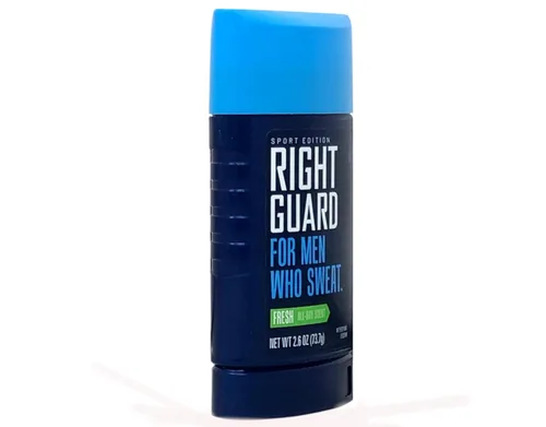 Vista 3 de Right Guard Desodorante deportivo, aroma fresco, paquete de 2, sólido invisible, protección 24 horas, bloqueadores de sudor y olores