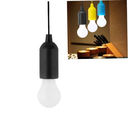 Vista 7 de VANZACK 4 unids bombillas LED tira cable luz LED tira de luz colgante bombilla LED tira de alambre cordón bombilla negro LED colgante luces