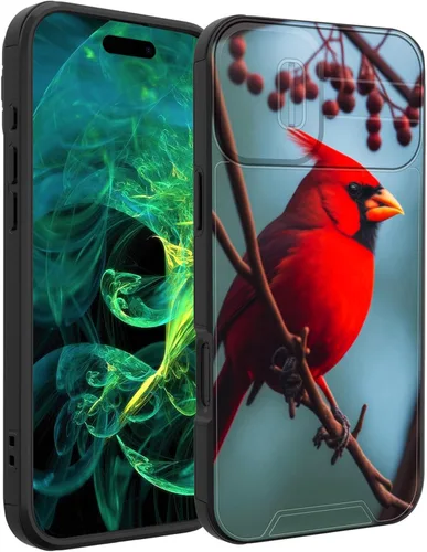 Vista 85 de Funda para iPhone Air con cubierta para cámara deslizante, resistente de doble capa, híbrida, a prueba de golpes, funda protectora resistente