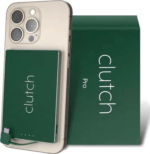 Vista 13 de Clutch - Cargador portátil Pro USB-C - Compatible con dispositivos iPhone 15, 16, 17 y Android - Batería magnética de banco de energía - Aprobado