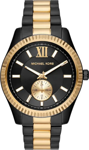 Vista 2 de Michael Kors Lexington - Reloj de pulsera de acero inoxidable para hombre