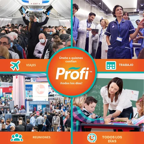 Vista 3 de Profi™ Aerosol Nasal Diario – Ayuda a defenderse contra los gérmenes y alergias en el aire, dura hasta 8 horas, aerosol nasal avanzado para viajes