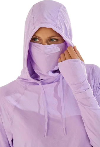 Vista 4 de Coolibar Sudadera con capucha Arabella UPF 50+ para mujer - Protección solar