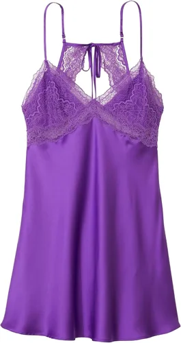 Vista 3 de Victoria's Secret Slip de encaje de satén elástico, ropa de dormir para mujer (XS-XXL)