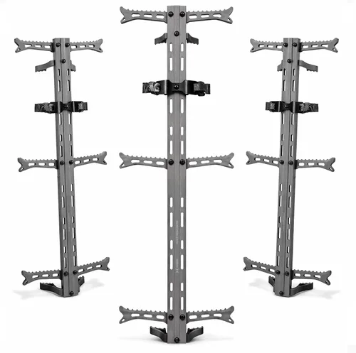 Vista 5 de Hawk Bastón de Escalada con Tracción, Equipo de Caza para Escalada de Árboles de 20 Pies con Agarre de Doble Tracción, Accesorios de Caza