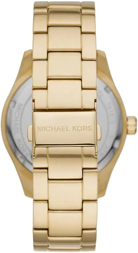 Vista 3 de Michael Kors Reloj para hombre tamaño de caja de 1732in movimiento de fecha de tres manecillas correa de acero inoxidable dorado MK8816-AMZUK Oro
