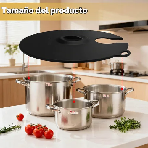 Vista 3 de Sous Vide - Tapas de silicona de precisión para cocinar hasta 11 ollas, compatible con cocinas de precisión Anova/Joule/Inkbird Culinary Sous Vide