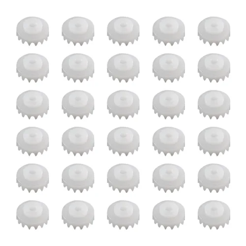 Vista 6 de Othmro 50pcs Engranajes de plástico 15 dientes modelo C152A engranaje de reducción engranajes de gusano de plástico para RC coche robot motor
