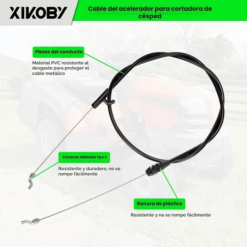 Vista 7 de Cable de Control 946-04661A Compatible con Troy Bilt TB110 TB230 Craftsman MTD Yard Machine Cortacésped Autopropulsado a Gas de Empuje de 21