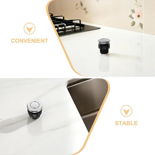 Vista 3 de Garbage Disposal Air Switch Button Waterproof Control with 34mm Hole