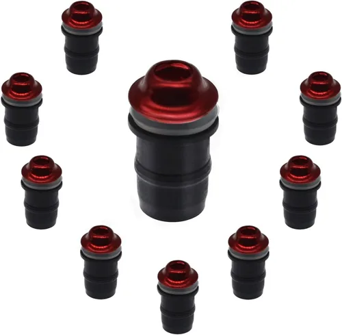 Vista 6 de Kit de tornillos de 10 tornillos para parabrisas de motocicleta, tornillos universales CNC para parabrisas de motocicleta, funciona en parabrisas