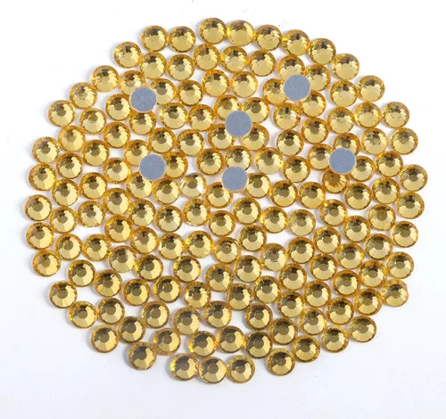 Vista 100 de 6000 PIEZAS Diamantes de Imitación Hotfix a Granel, Diamantes Naranja para Manualidades y Ropa, Diamantes de Imitación para Decoración DIY, SS10