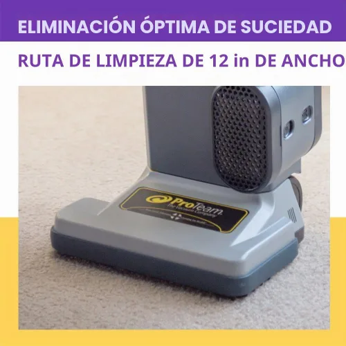 Vista 4 de Aspiradora Comercial ProForce 1200XP de Servicio Pesado de 12 Pulgadas con Doble Motor con Bolsa, Filtración ProLevel y Medios HEPA - Para