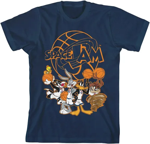 Vista 2 de Space Jam Welcome to The Jam Youth - Paquete de 3 camisetas de manga corta con cuello redondo