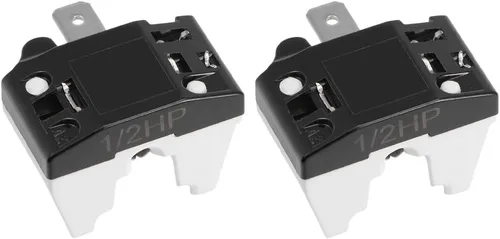 Vista 4 de uxcell Protector de sobrecarga térmica para refrigerador, 2 piezas, 1/2 HP 375 W, pieza de repuesto para compresor de congelador BT76-120