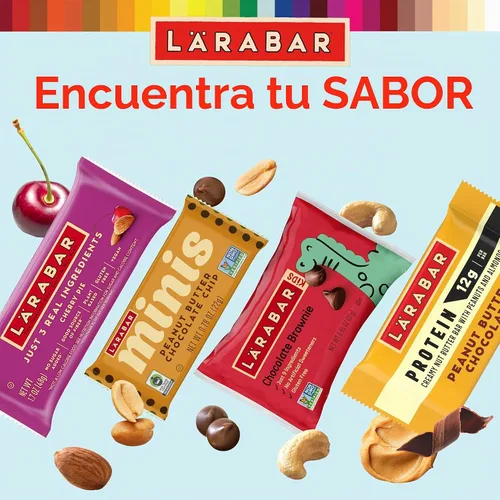 Vista 9 de Larabar - Barra de limón, barra vegana de frutas y nueces sin gluten, barras de 1.6 onzas, 18 unidades 6 ingredientes reales, dátiles, almendras