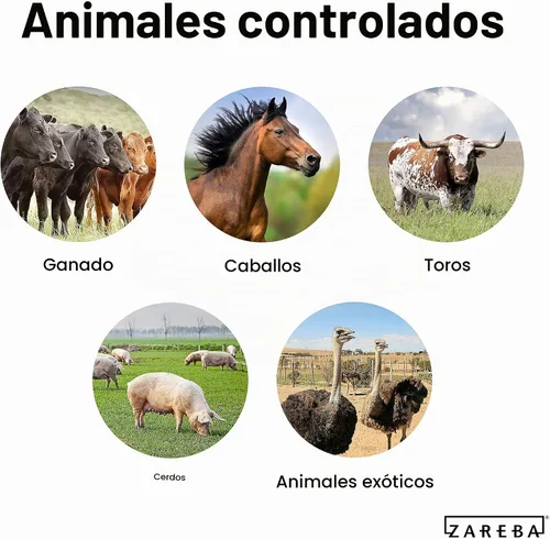 Vista 5 de Zareba Cuerda de polietileno de choque seguro resistente, alambre eléctrico para valla de 656 pies