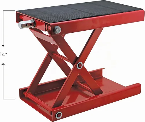 Vista 3 de Extreme Max 1100 lb. Amplio elevador para motocicleta, Without Dolly, ancho