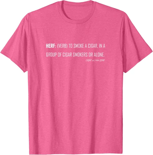 Vista 34 de Herf definition - Camiseta de manga corta, diseño con texto "Cigar Smoker Puff Verb Stogie Habano" Negro