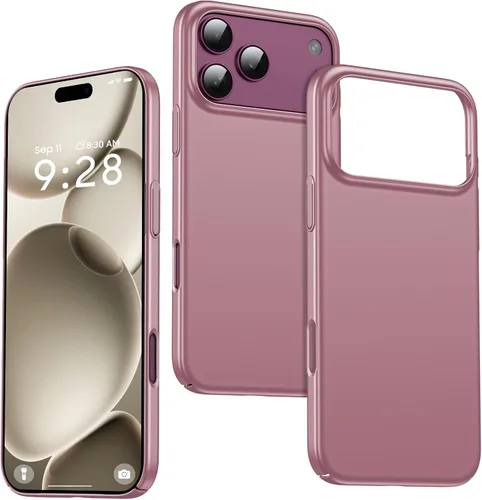 Vista 32 de GRECAZO Funda delgada para iPhone 16 Pro Max, ultra fina, color negro