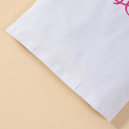 Vista 6 de Conjunto de 2 piezas de falda tutú de tul con burbujas y lunares para niñas pequeñas