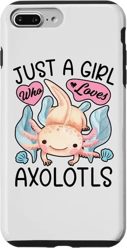 Vista 12 de Just A Girl Who Loves Axolotls Axolotl Lovers Funny Kawaii Case for iPhone 16