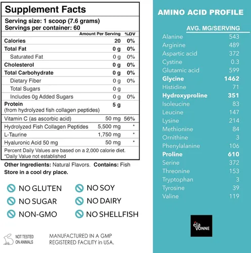 Vista 6 de Péptidos de colágeno y nutrición capilar + cinatina HNS + ácido hialurónico + biotina