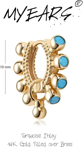 Vista 5 de MYEARS Women Huggie Earrings Gold Hoop 14K Gold Filled Small Simple Hypoallergenic Everyday Jewelry